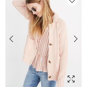 Madewell sweater pink cardigan